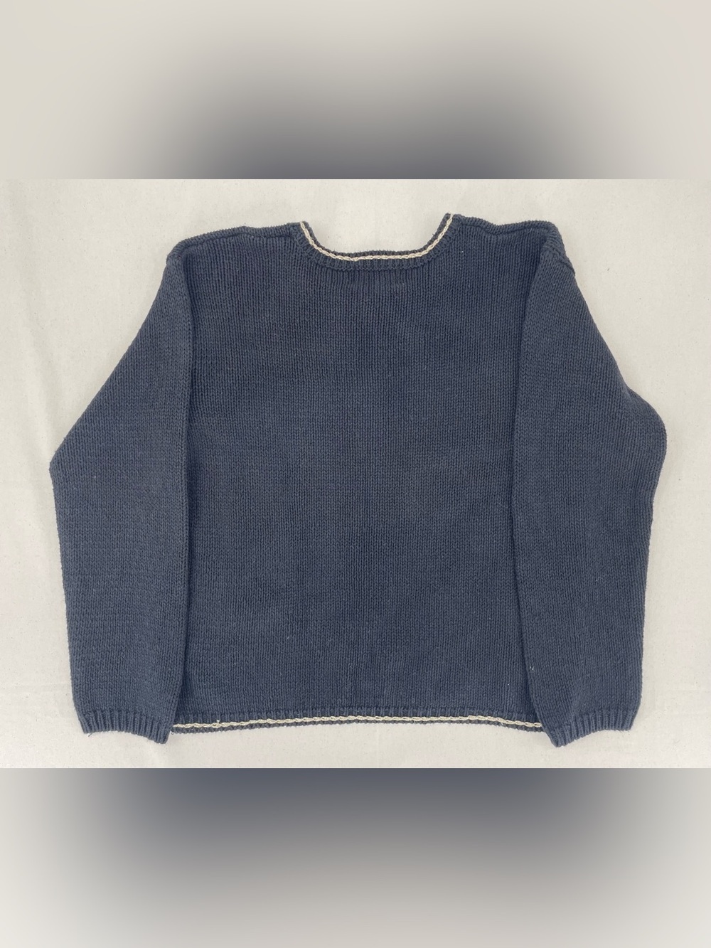 STUDIO VINTAGE BLACK UGLY CHRISTMAS SWEATER - Picture 4 of 6
